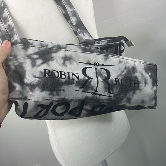 Robin Ruth Tote with zipper Portland black and white - Picture 4 of 8